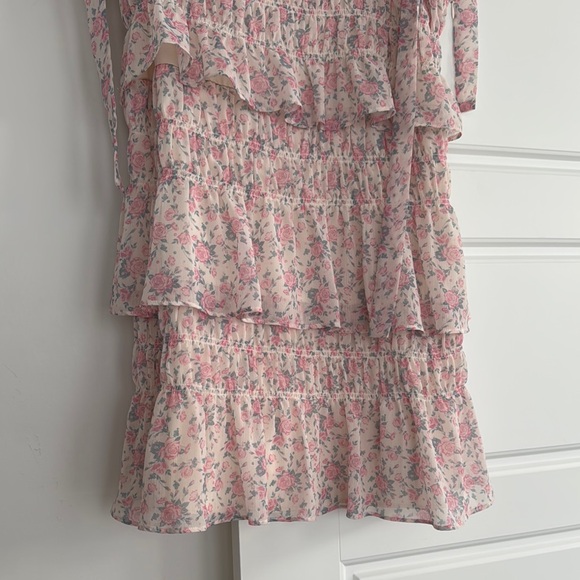 Floral Ruffle Off-Shoulder Dress - Picture 3 of 4